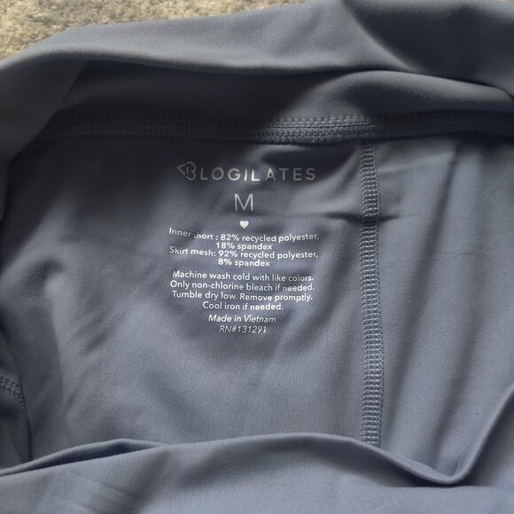 Blogilates Ballerina Skort - Steel Blue M NWT - Picture 11 of 11